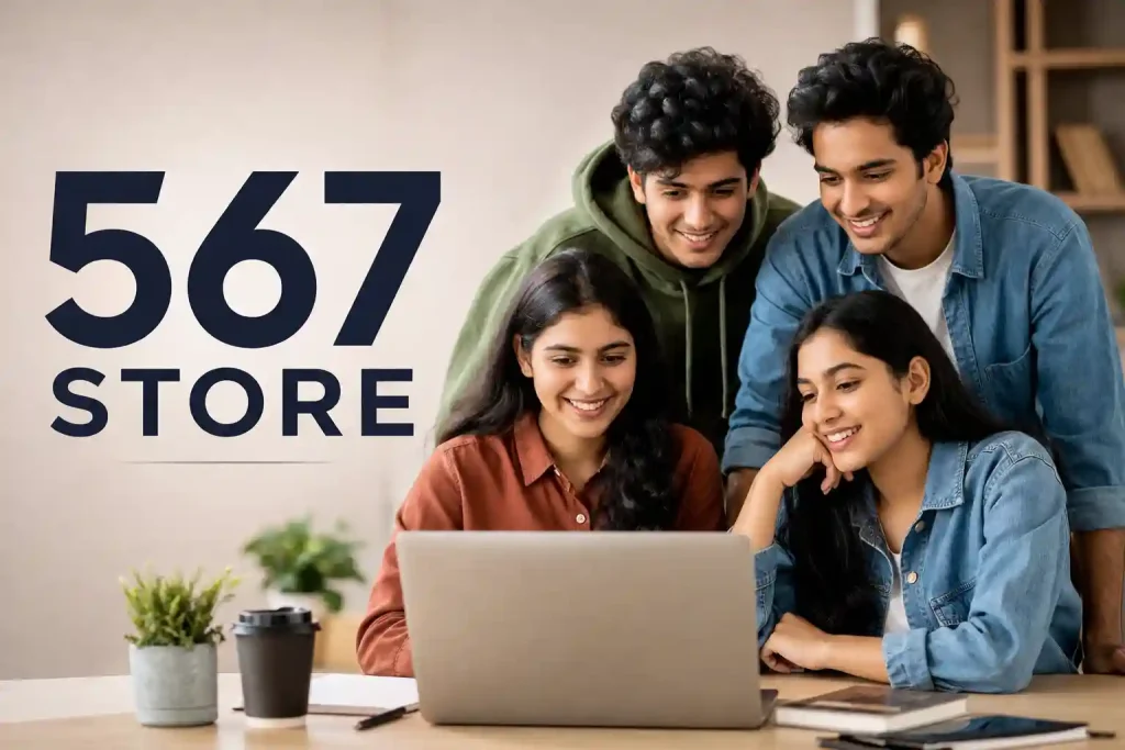 A diverse group of five Indian Gen Z adults, including three women and two men, smiling and using smartphones together in a modern indoor lounge setting. The group appears engaged and connected, with the words “RUMMY GLOBAL” displayed prominently in the background as a clean editorial headline. The scene features natural lighting, contemporary clothing, and a polished lifestyle atmosphere.